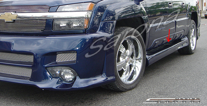 Custom Chevy Avalanche Side Skirts  Truck (2002 - 2006) - $640.00 (Part #CH-006-SS)